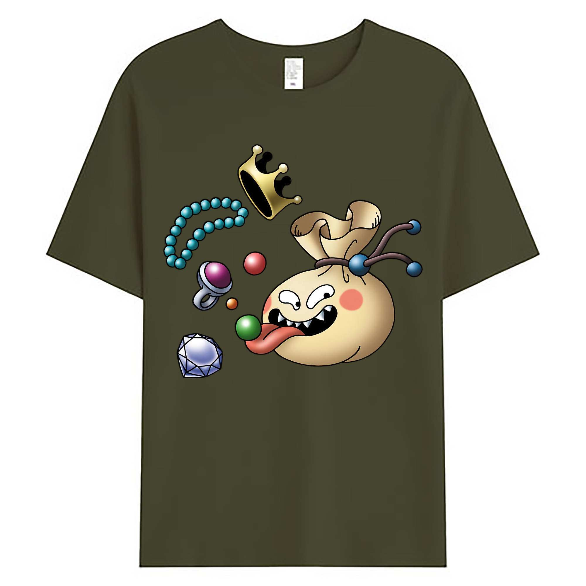 （画像用） ドラゴンクエスト Doragon Kuesuto Dragon Quest 綿100％ メンズ半袖Tシャツ｜肌触りやわらか＆通気性